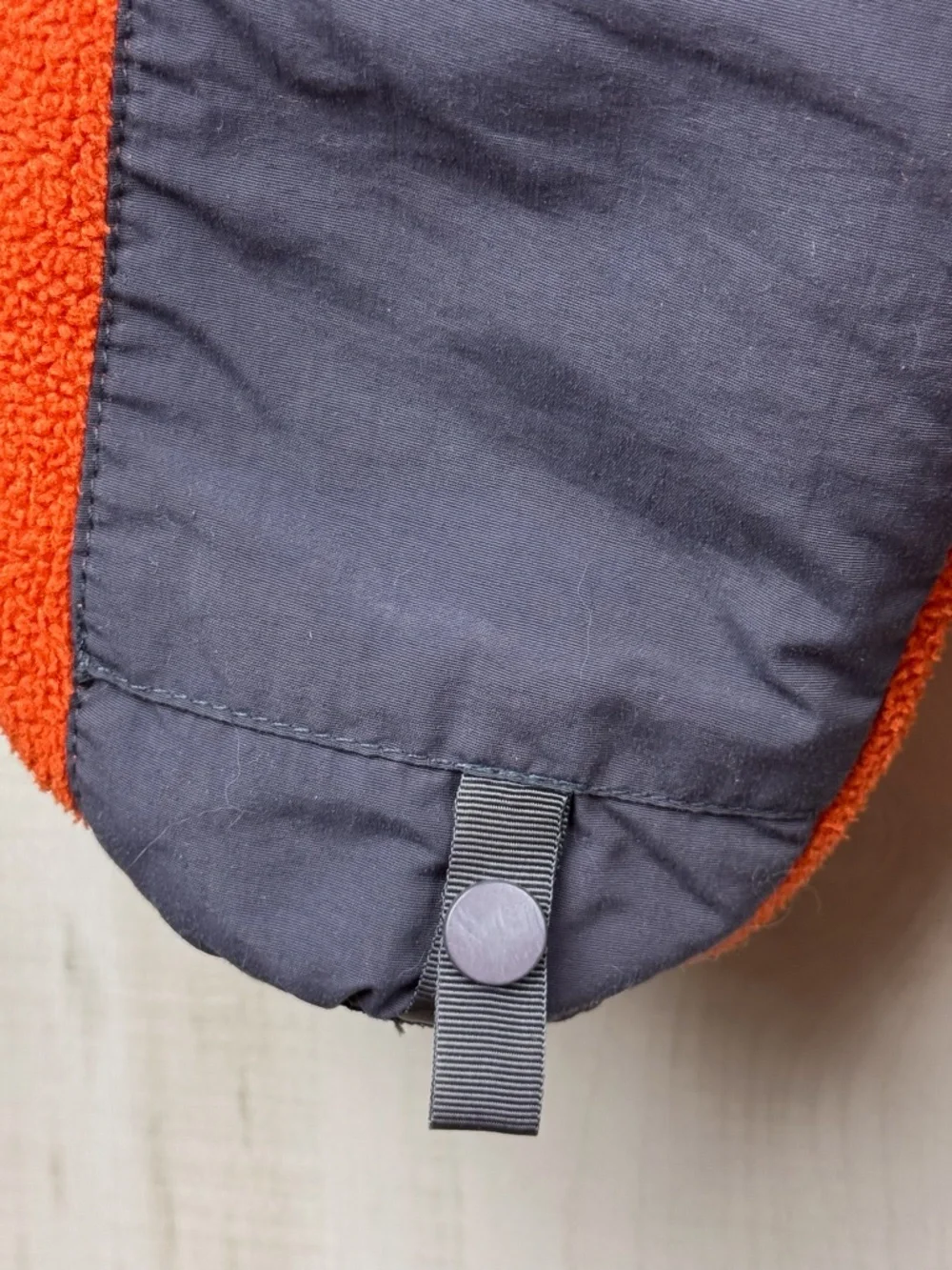 The North Face Men’s Denali Polartec Fleece Full Zip Jacket Orange Gray XL